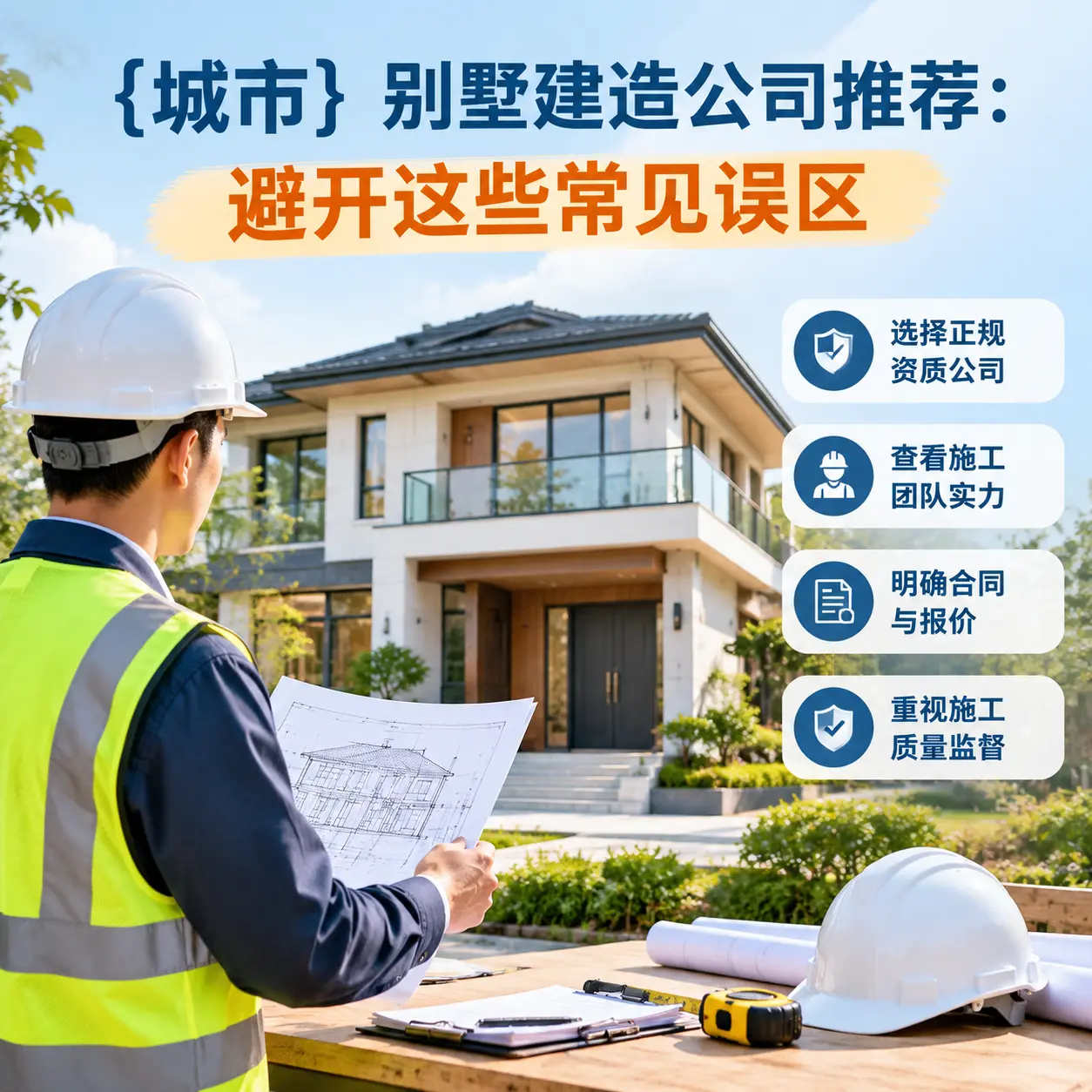 道真 别墅建造公司推荐：避开这些常见误区