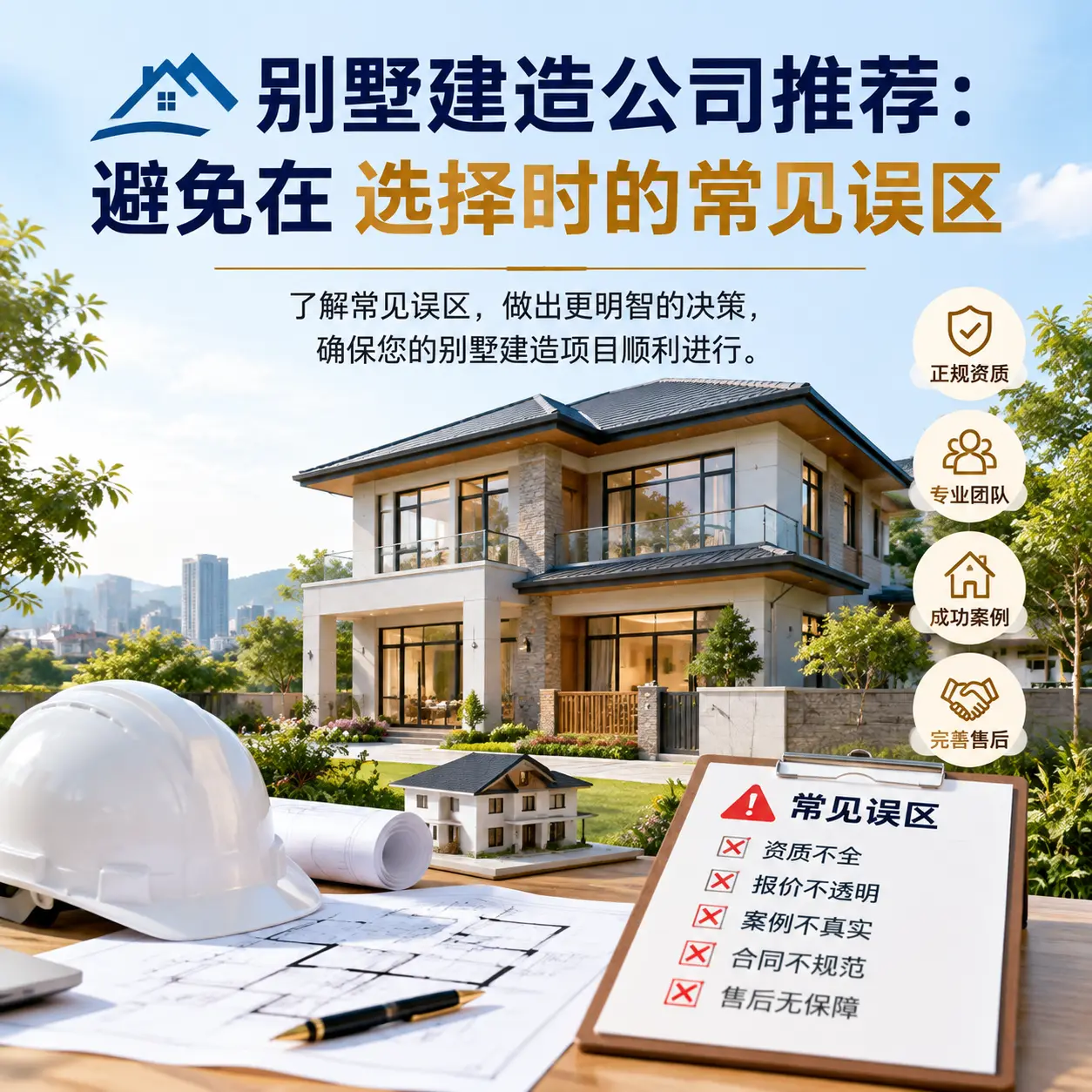 别墅建造公司推荐：避免在 道真 选择时的常见误区