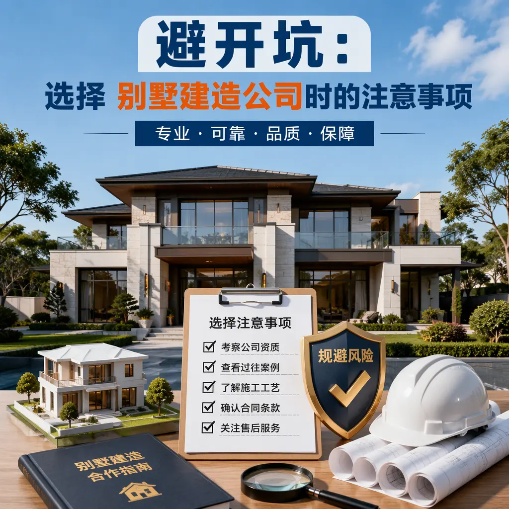 避开坑：选择 道真 别墅建造公司时的注意事项