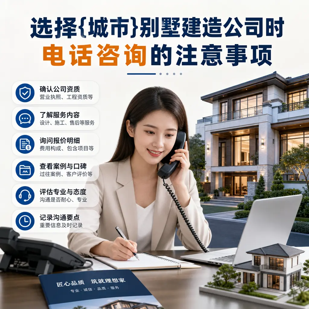 选择道真别墅建造公司时，电话咨询的注意事项