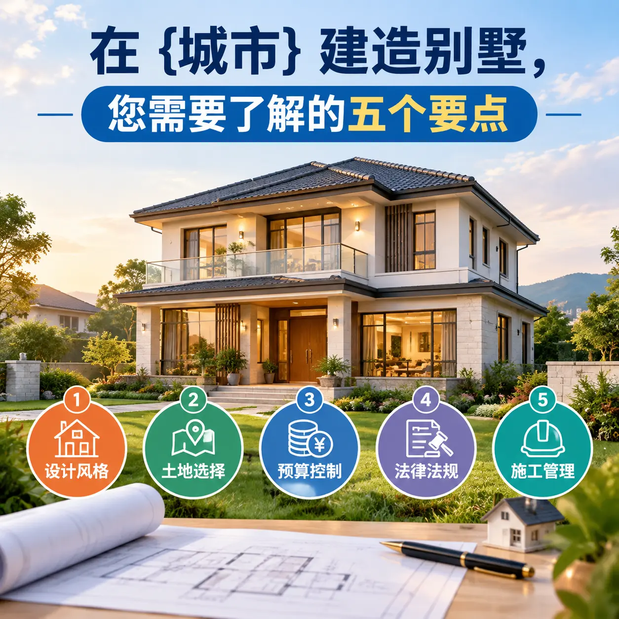 在 道真 建造别墅，您需要了解的五个要点
