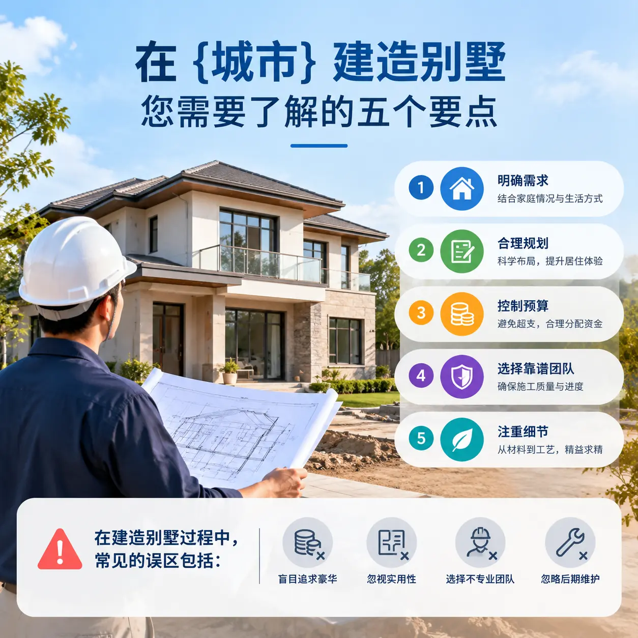 在 道真 建造别墅，您需要了解的五个要点