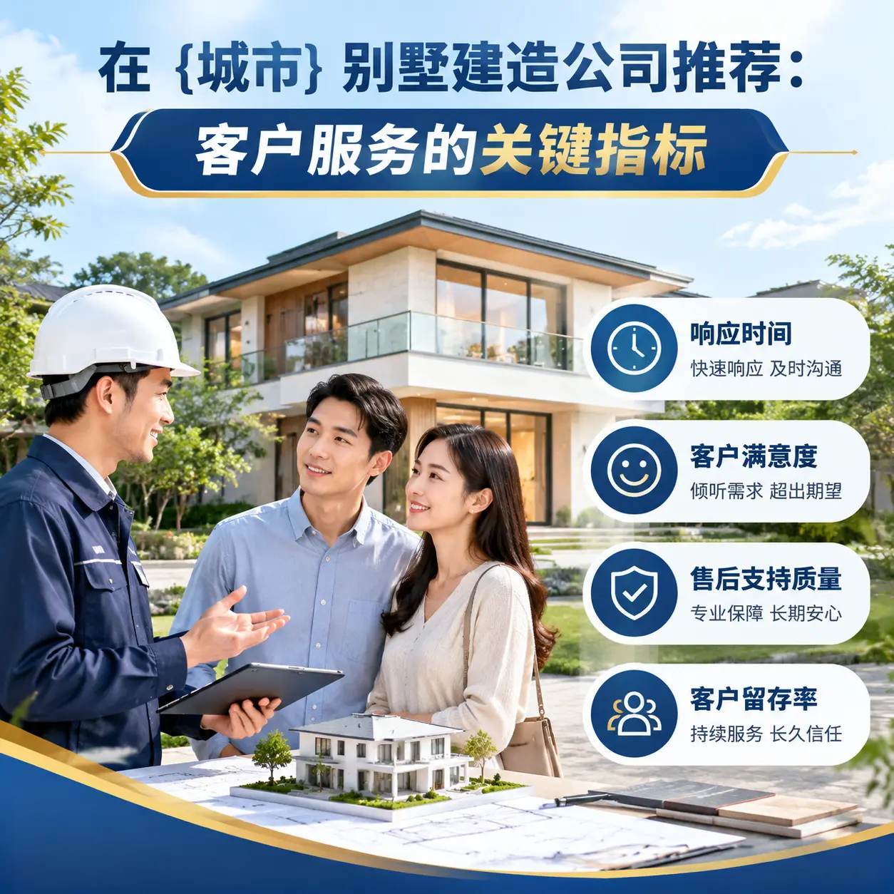 在 道真 别墅建造公司推荐：客户服务的关键指标