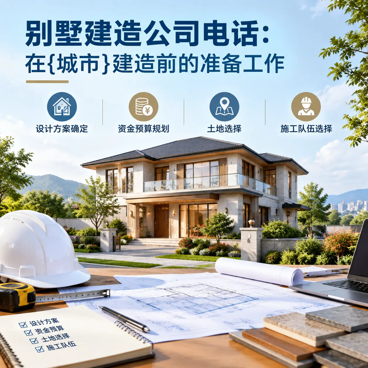 别墅建造公司电话:在道真建造前的准备工作