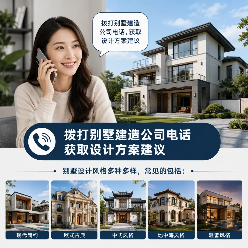 拨打道真别墅建造公司电话，获取设计方案建议