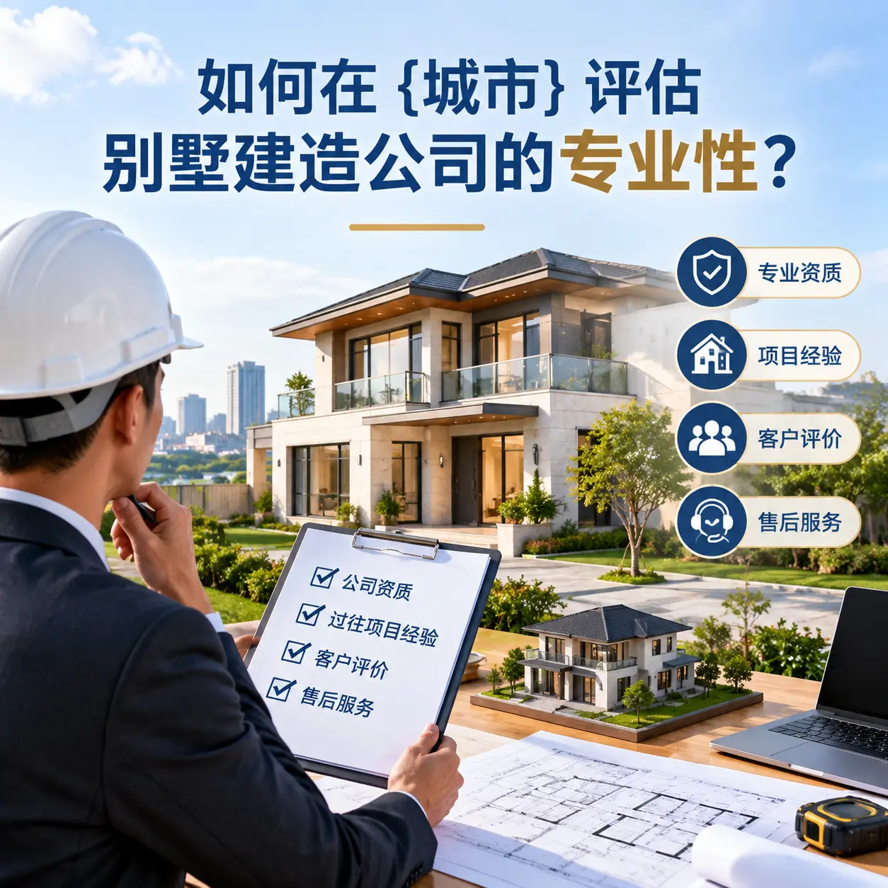 如何在 道真 评估别墅建造公司的专业性？