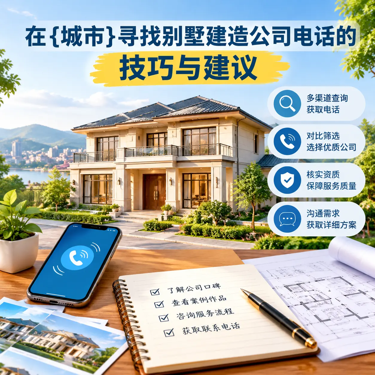 在道真寻找别墅建造公司电话的技巧与建议
