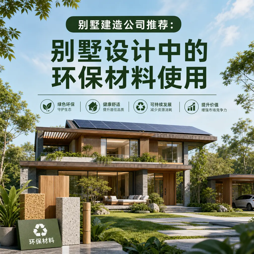 别墅建造公司推荐: 道真 别墅设计中的环保材料使用