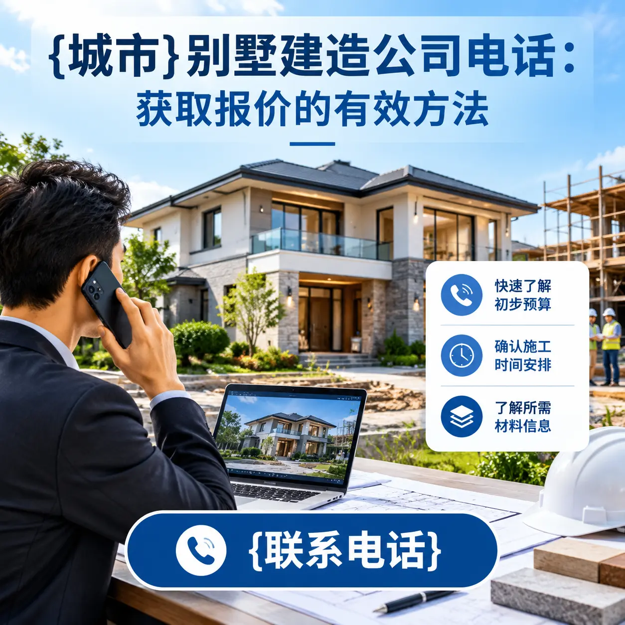 道真别墅建造公司电话：获取报价的有效方法